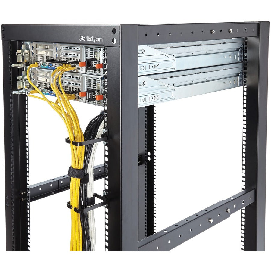 StarTech.com Crochet en D pour gestion des câbles de rack de serveur vertical 1U - 5,7 x 10 cm (2,2 x 3,9 po) CMHOOK1U