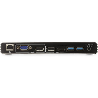 StarTech.com Thunderbolt 3 Dock - Dual 4K 60Hz Monitor TB3 Docking Station with DisplayPort, HDMI & 1080p VGA - 85W Power Delivery TB3DK2DHV