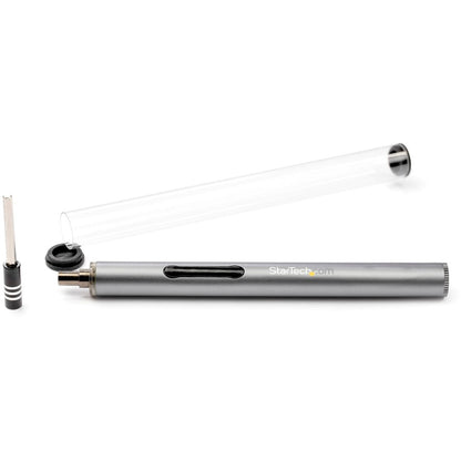 StarTech.com Jeu de tournevis de précision électrique 55 embouts, sans fil/alimenté par batterie, kit de tournevis à embout magnétique pour réparation d'ordinateur portable/ordinateur/téléphone CTK55PCEDRIVE