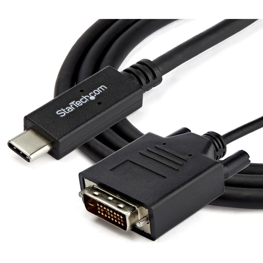 Câble USB-C vers DVI StarTech.com de 1 m - Câble adaptateur vidéo USB Type-C - 1920 x 1200 - Noir CDP2DVIMM1MB