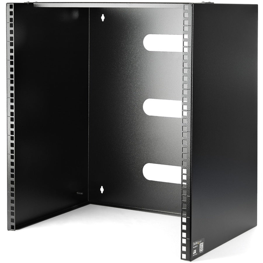 StarTech.com Rack mural 12U, 35,6 cm de profondeur, rack réseau mural 48,3 cm, support de panneau de brassage mural pour commutateur/équipement informatique WALLMNT12