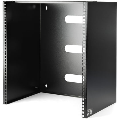 StarTech.com Rack mural 12U, 35,6 cm de profondeur, rack réseau mural 48,3 cm, support de panneau de brassage mural pour commutateur/équipement informatique WALLMNT12
