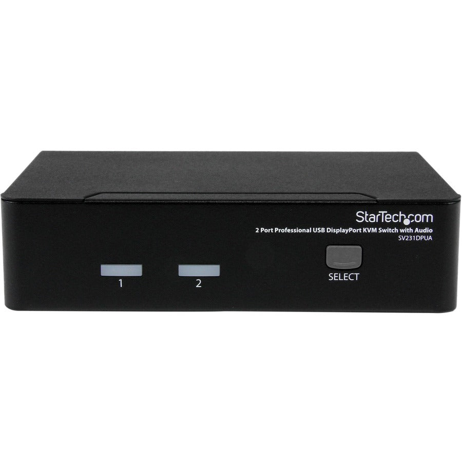 Commutateur KVM DisplayPort USB 2 ports avec audio StarTech.com SV231DPUA