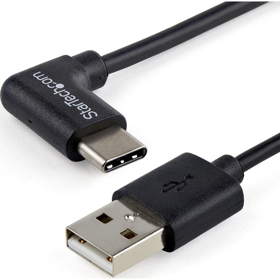 Câble USB vers USB C StarTech.com de 1 m - Câble USB à angle droit - M/M - Câble USB 2.0 - USB Type C - Câble USB A vers USB C USB2AC1MR