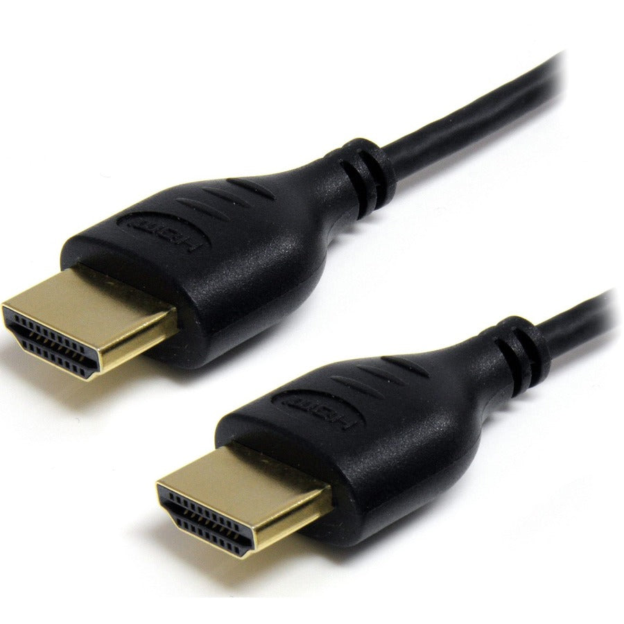 Câble HDMI fin StarTech.com de 1,8 m, câble HDMI haute vitesse 4K avec Ethernet, cordon HDMI UHD 4K 30 Hz 36 AWG, câble vidéo/affichage HDMI 4K 1.4 HDMIMM6HSS
