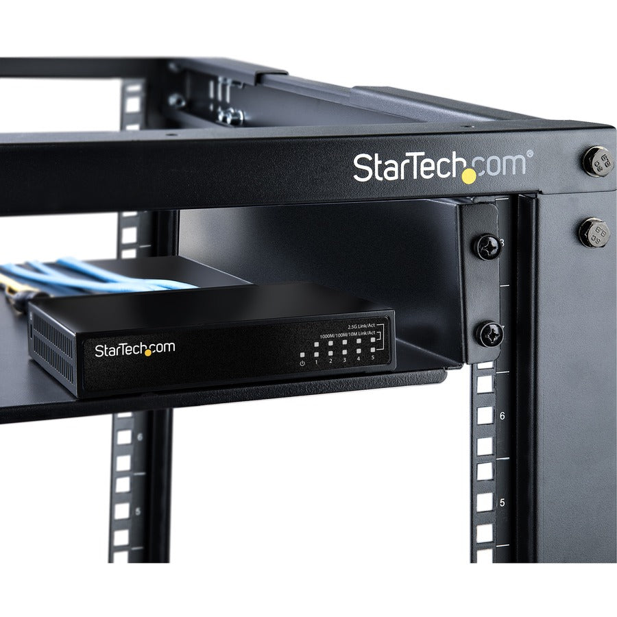 StarTech.com Commutateur Ethernet non géré 2,5 G, 5 ports 2,5 GBASE-T, kit de montage mural, compatible avec les appareils 10/100/1000 Mbps DS52000