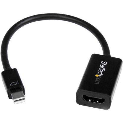 Adaptateur Mini DisplayPort vers HDMI StarTech.com, convertisseur vidéo Mini DP vers HDMI actif pour moniteur/écran, 4K 30 Hz, adaptateur mDP vers HDMI MDP2HD4KS