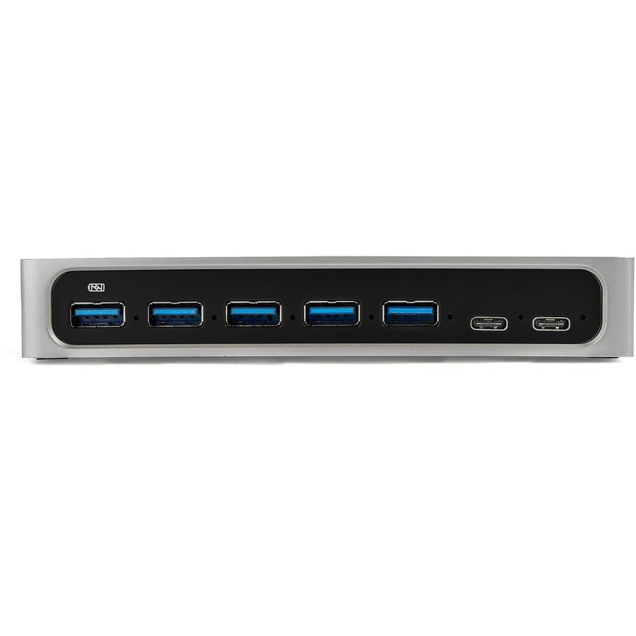 StarTech.com Hub USB C 7 ports avec charge rapide - 5 x USB-A et 2 x USB-C (USB 3.0 SuperSpeed ​​5 Gbit/s) - Hub adaptateur USB 3.2 Gen 1 - Auto-alimenté HB30C5A2CSC