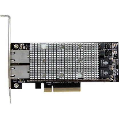 StarTech.com Carte réseau 10G - 2 ports - NBASE-T - Port RJ45 - Chipset Intel X550 - Carte Ethernet - Carte réseau Intel ST20000SPEXI