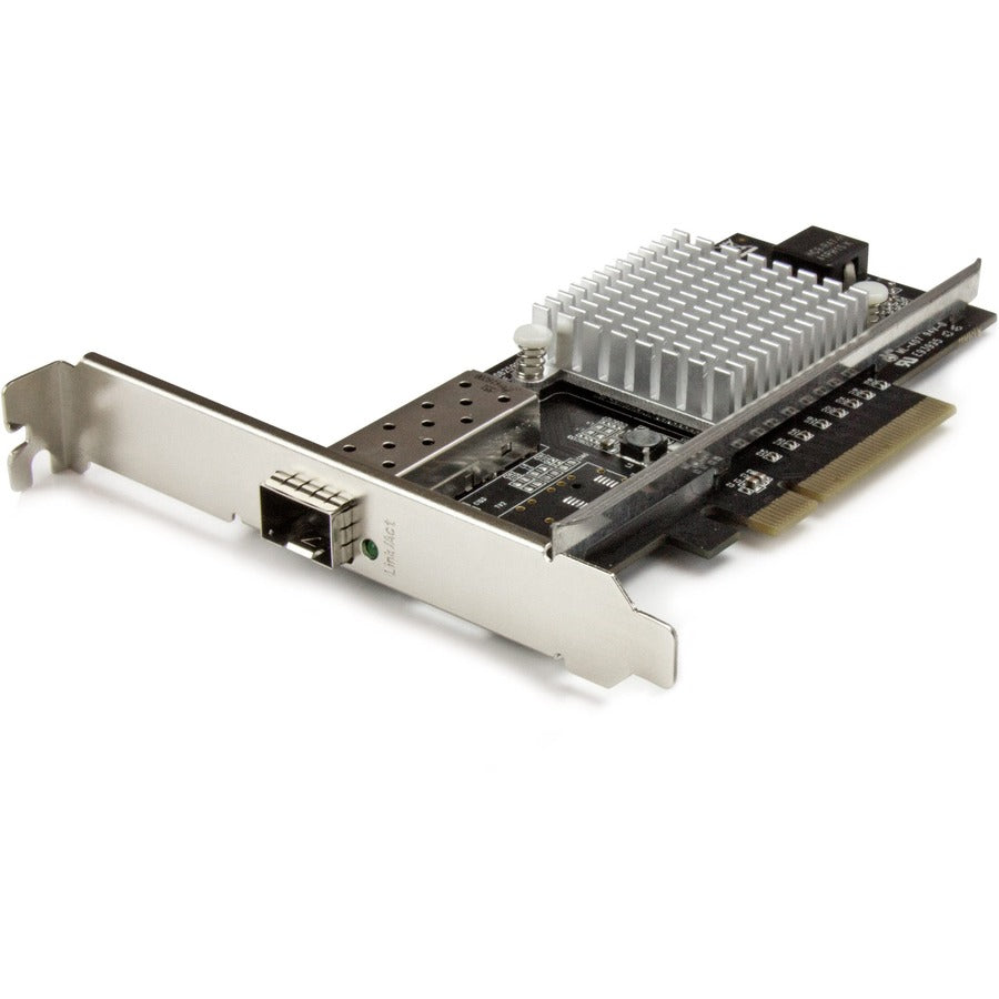 StarTech.com Carte réseau 10G - MM/SM - 1x emplacement 10G SPF+ simple - Puce Intel 82599 - Carte Gigabit Ethernet - Carte réseau Intel PEX10000SFPI