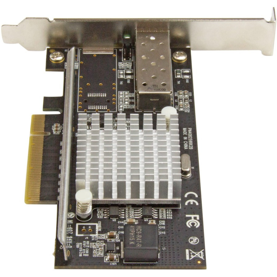 StarTech.com Carte réseau 10G - MM/SM - 1x emplacement 10G SPF+ simple - Puce Intel 82599 - Carte Gigabit Ethernet - Carte réseau Intel PEX10000SFPI