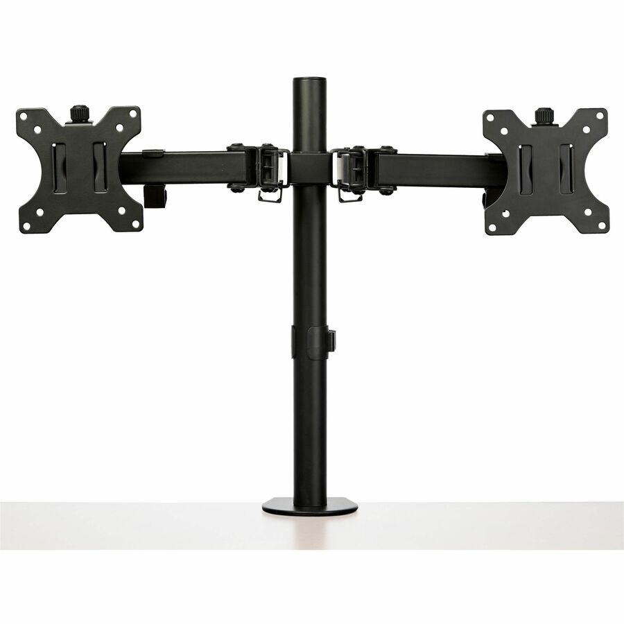 StarTech.com Support de bureau pour écran double, support ergonomique compatible VESA pour écran jusqu'à 32" (17,6 lb/8 kg), pince/œillet, articulé ARMDUAL2