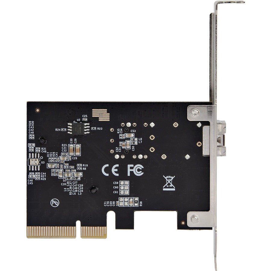 StarTech.com Carte PCIe SFP+ 10G, Adaptateur réseau à port SFP+ unique, SFP+ ouvert pour modules/câbles compatibles MSA, Carte réseau PCIe 10 Gigabit PEX10GSFP