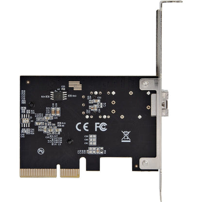 StarTech.com Carte PCIe SFP+ 10G, Adaptateur réseau à port SFP+ unique, SFP+ ouvert pour modules/câbles compatibles MSA, Carte réseau PCIe 10 Gigabit PEX10GSFP