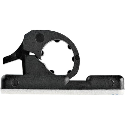 StarTech.com Lot de 100 clips de gestion de câbles auto-adhésifs - Organiseur de câbles Ethernet/réseau/bureau - Support/pince de câble adhésif noir CBMCC1