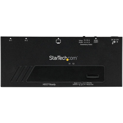 StarTech.com Commutateur HDMI 2 ports avec commutation automatique et prioritaire - 1080p VS221HDQ
