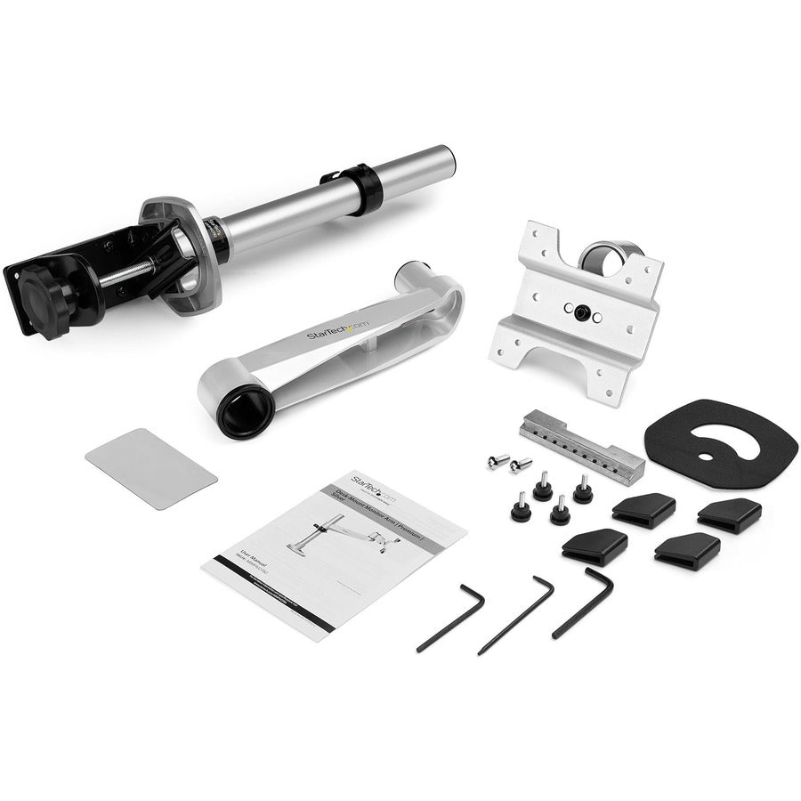 StarTech.com Bras de fixation pour écran de bureau, VESA/Apple iMac/Thunderbolt/écran ultra-large jusqu'à 49" (30,9 lb/14 kg), hauteur réglable/articulé ARMPIVOTB2