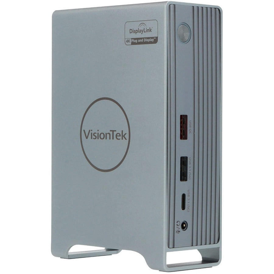 Station d'accueil VisionTek VT7100 à triple écran 4K USB-C avec alimentation de 100 W 901499