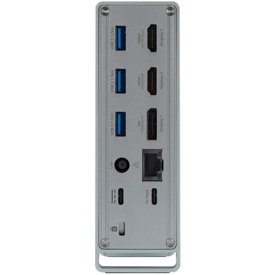 Station d'accueil VisionTek VT7100 à triple écran 4K USB-C avec alimentation de 100 W 901499