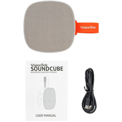 Système d'enceintes Bluetooth portable VisionTek Sound Cube - Gris 901323