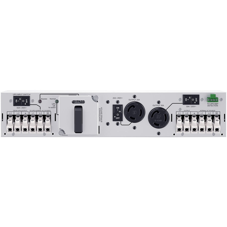 Onduleur de dérivation de maintenance CyberPower MBP63A2 208 VCA 63 A MBP63A2