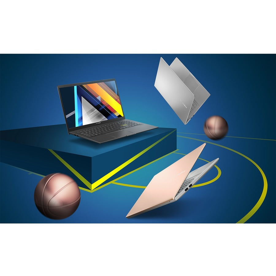 Ordinateur portable Asus Vivobook S S513 S513UA-DB51-CA 15,6" - Full HD - 1920 x 1080 - AMD Ryzen 5 5500U Hexa-core (6 cœurs) 2,10 GHz - 8 Go RAM - 512 Go SSD - Indie Black S513UA-DB51-CA