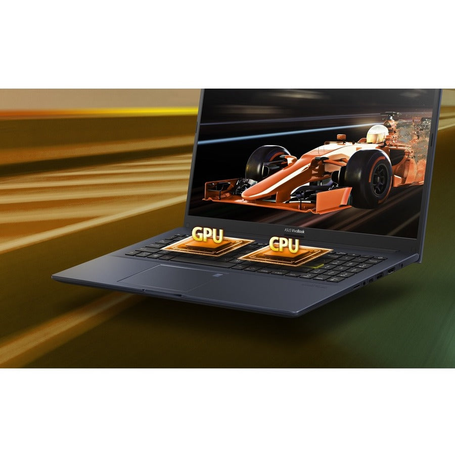 Ordinateur portable Asus Vivobook S S513 S513UA-DB51-CA 15,6" - Full HD - 1920 x 1080 - AMD Ryzen 5 5500U Hexa-core (6 cœurs) 2,10 GHz - 8 Go RAM - 512 Go SSD - Indie Black S513UA-DB51-CA