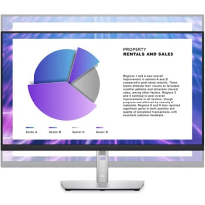 Moniteur LCD LED Full HD 27" Dell P2722H - 16:9 - Noir, Argent DELL-P2722H