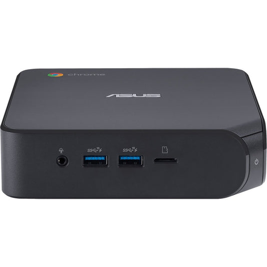 Ordinateur de bureau Asus Chromebox 4 CHROMEBOX4-GC17UNENT - Intel Celeron 5205U 1,90 GHz - 4 Go de RAM DDR4 SDRAM - Capacité de mémoire flash 32 Go - Gun Metal CHROMEBOX4-GC17UNENT