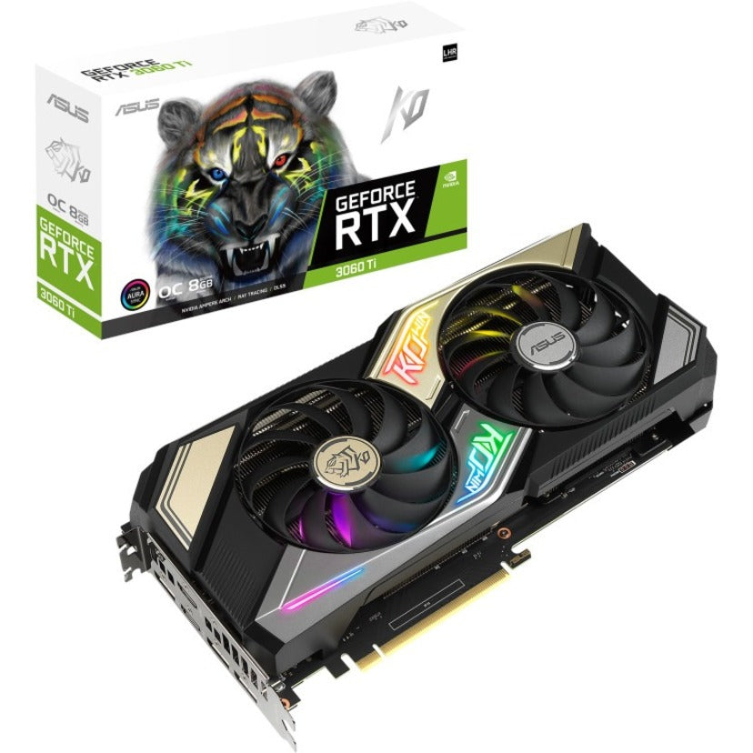 Carte graphique Asus NVIDIA GeForce RTX 3060 TI - 8 Go GDDR6 KO-RTX3060TI-O8G-V2-GAMIN