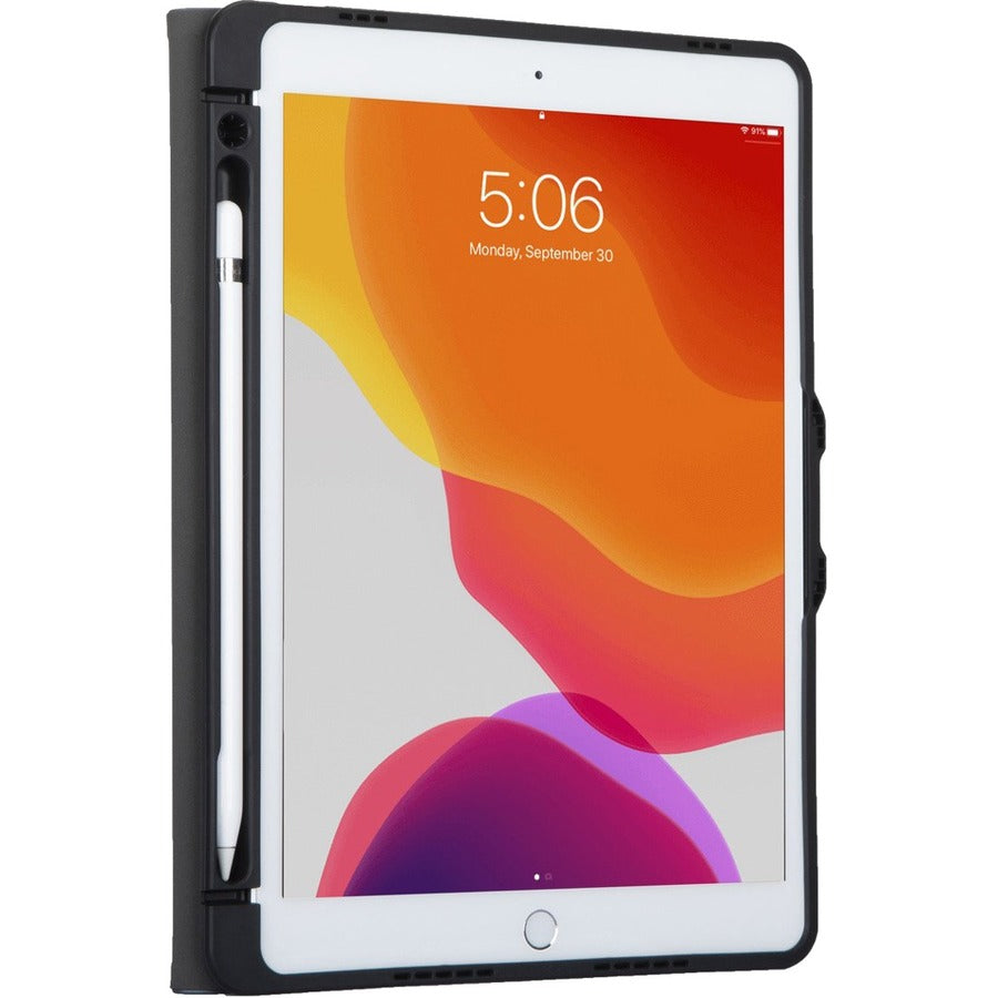 Targus Versavu THZ890GL Carrying Case for 10.5" Apple iPad (7th Generation), iPad (8th Generation), iPad Air, iPad Pro Tablet, Apple Pencil - Black THZ890GL