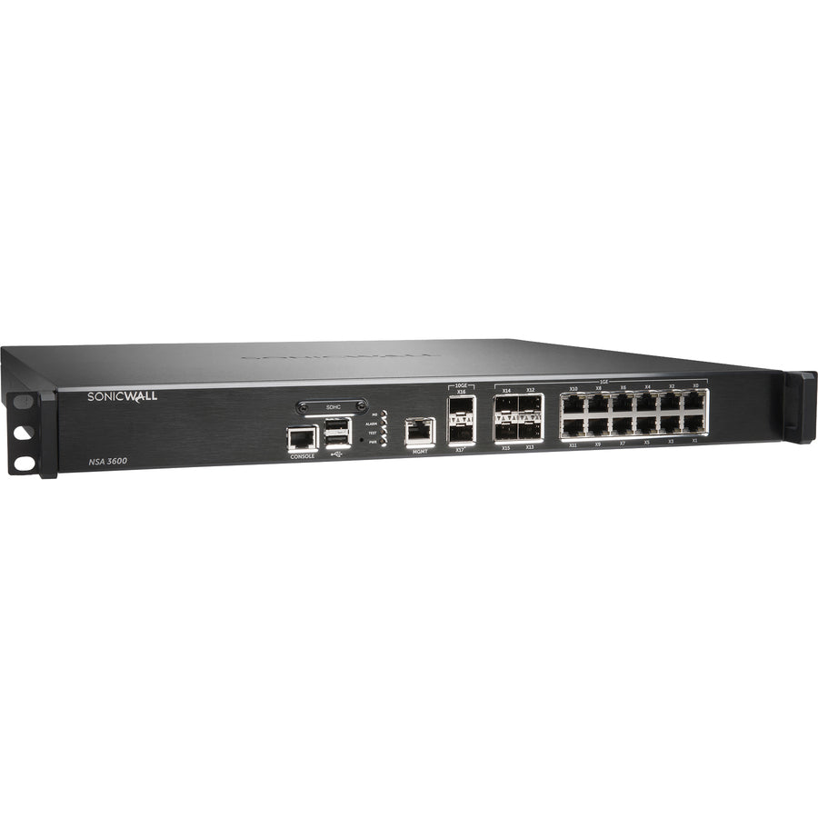 Pare-feu SonicWall NSA 3600 uniquement 01-SSC-3850