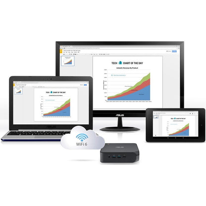 Ordinateur de bureau Asus Chromebox 4 CHROMEBOX4-G5043UNENT - Intel Core i5 10e génération i5-10210U - 8 Go de RAM DDR4 SDRAM - 128 Go SSD - Gun Metal CHROMEBOX4-G5043UNENT