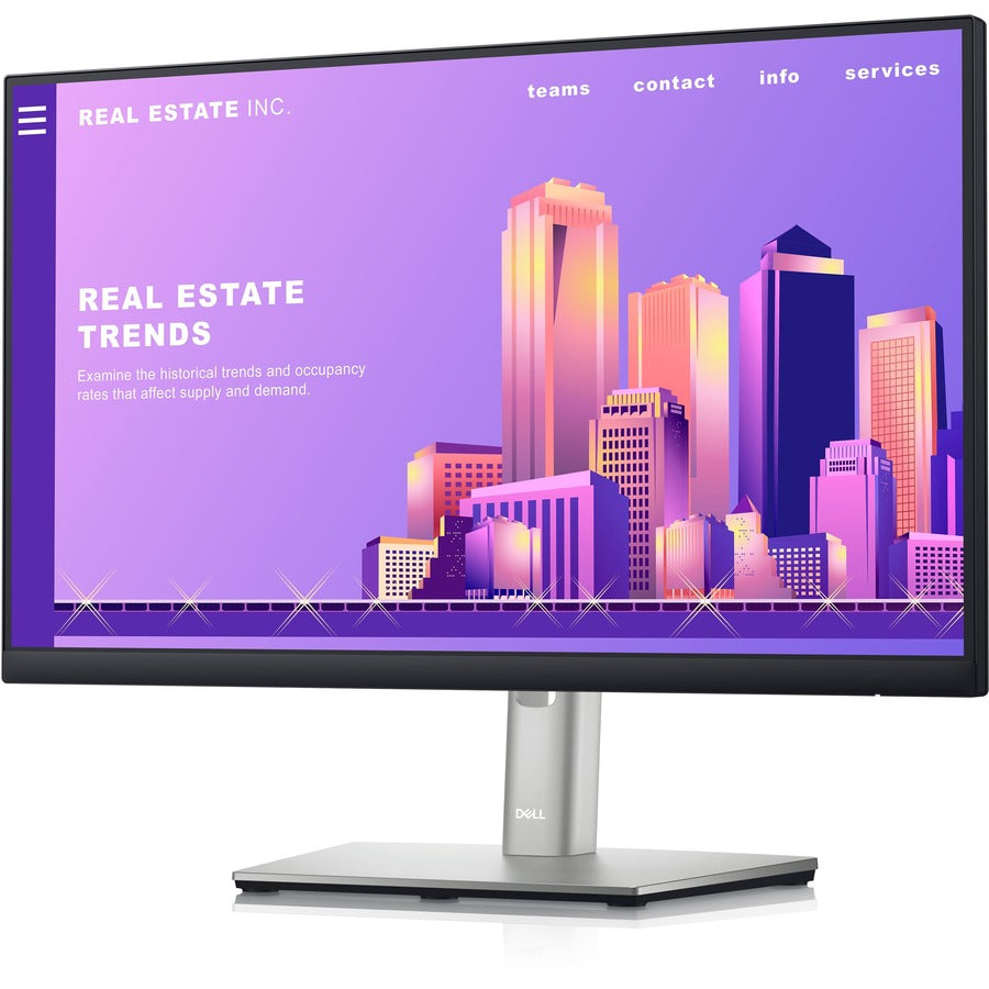 Moniteur LCD WLED Full HD 21,5" Dell P2222H - 16:9 - Noir, Argent DELL-P2222H