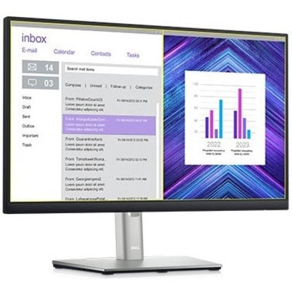 Moniteur LCD WLED Full HD 21,5" Dell P2222H - 16:9 - Noir, Argent DELL-P2222H