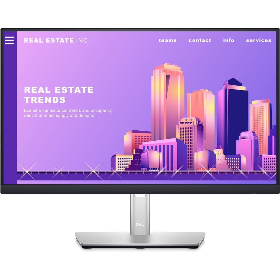 Moniteur LCD WLED Full HD 21,5" Dell P2222H - 16:9 - Noir, Argent DELL-P2222H