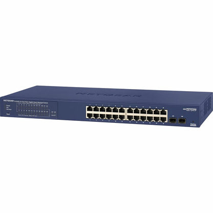 Netgear 24-Port Gigabit PoE+ Smart Managed Pro Switch with 2 SFP Ports (GS724TPv2) GS724TP-200NAS