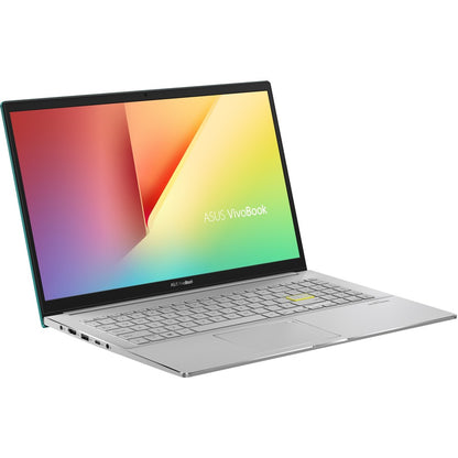 Ordinateur portable Asus VivoBook S15 S533 S533EA-DH51-GN 15,6" - Full HD - 1920 x 1080 - Intel Core i5 11e génération i5-1135G7 Quad-core (4 cœurs) 2,40 GHz - 8 Go RAM - SSD 512 Go - Vert Gaia, Argent transparent S533EA-DH51-GN