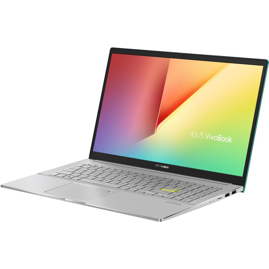 Ordinateur portable Asus VivoBook S15 S533 S533EA-DH51-GN 15,6" - Full HD - 1920 x 1080 - Intel Core i5 11e génération i5-1135G7 Quad-core (4 cœurs) 2,40 GHz - 8 Go RAM - SSD 512 Go - Vert Gaia, Argent transparent S533EA-DH51-GN