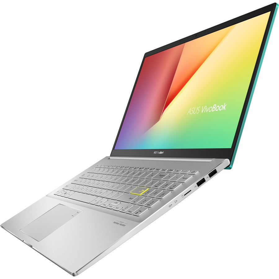 Ordinateur portable Asus VivoBook S15 S533 S533EA-DH51-GN 15,6" - Full HD - 1920 x 1080 - Intel Core i5 11e génération i5-1135G7 Quad-core (4 cœurs) 2,40 GHz - 8 Go RAM - SSD 512 Go - Vert Gaia, Argent transparent S533EA-DH51-GN