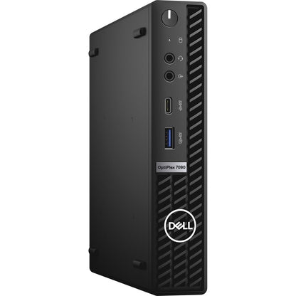 Ordinateur de bureau Dell OptiPlex 7000 7090 - Intel Core i7 11e génération i7-11700T Octa-core (8 cœurs) 1,40 GHz - 16 Go de RAM DDR4 SDRAM - 512 Go de SSD M.2 PCI Express NVMe 3.0 x4 - Micro PC - Noir NFDX6