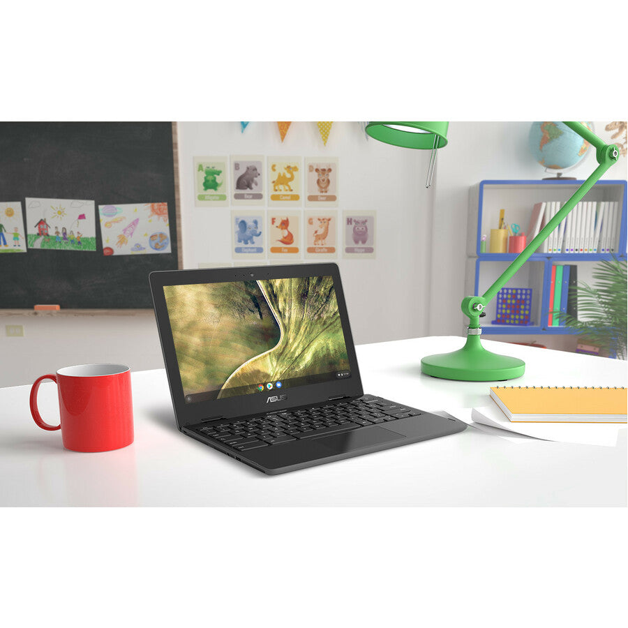 Asus Chromebook C204 C204MA-YZ02-GR Chromebook robuste 11,6" - HD - 1366 x 768 - Intel Celeron N4020 Dual-core (2 cœurs) 1,10 GHz - 4 Go de RAM - 32 Go de mémoire flash - Gris foncé, noir C204MA-YZ02-GR