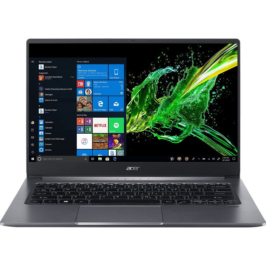 Ordinateur portable 14" Acer Swift 3 SF314-57 SF314-57-583W - Full HD - 1920 x 1080 - Intel Core i5 10e génération i5-1035G1 Quad-core (4 cœurs) 1 GHz - 8 Go de RAM totale - SSD 256 Go - Gris acier NX.HJFAA.005