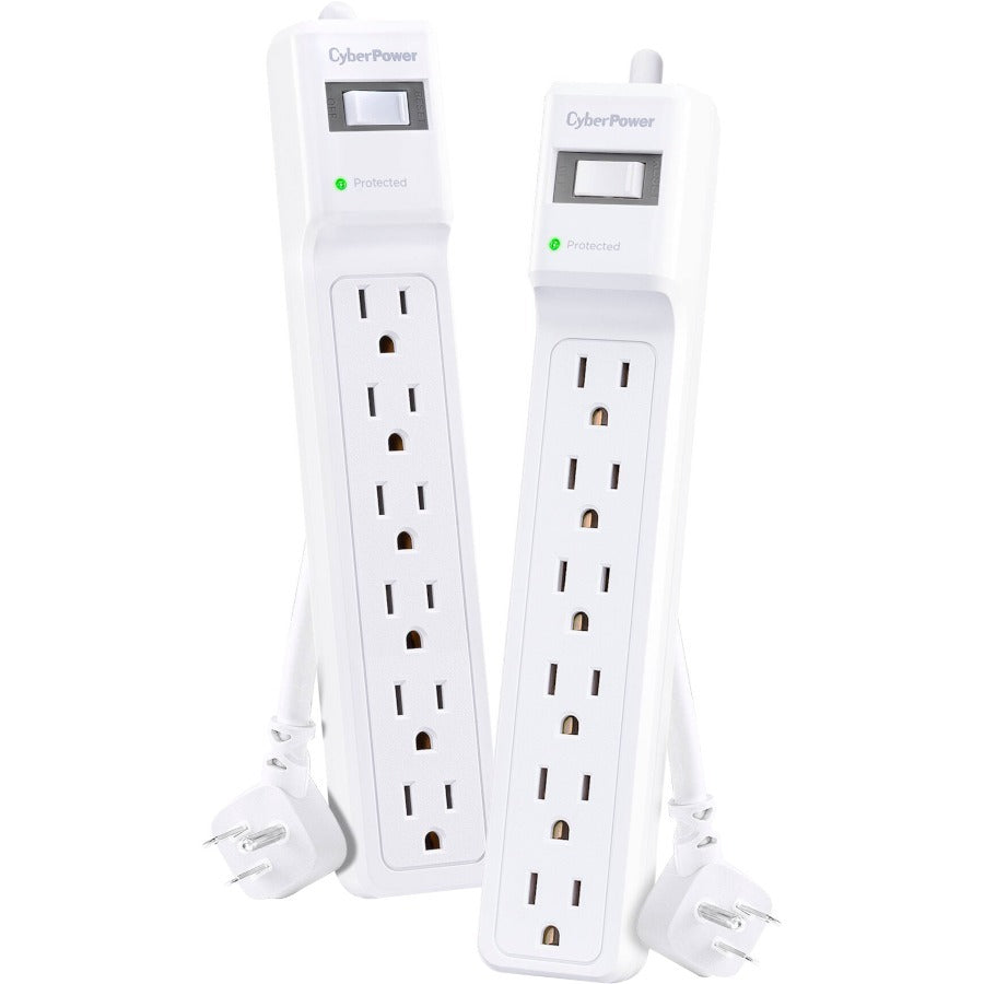 Parasurtenseur CyberPower MP1082SS Essential à 6 prises avec protection contre les surtensions de 500 J MP1082SS