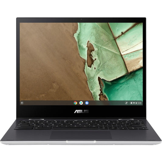 Asus Chromebook Flip CM3 CM3200FVA-DS42T Chromebook convertible 2 en 1 à écran tactile 12" - ARM Cortex A73 + Cortex A53 - 4 Go - Mémoire flash 32 Go - Argent élégant CM3200FVA-DS42T