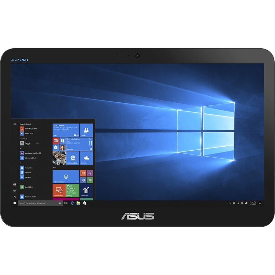 Ordinateur tout-en-un Asus Vivo AiO V161GART-C401P-CA - Intel Celeron N4020 Dual-core (2 Core) 1,10 GHz - 4 Go RAM DDR4 SDRAM - 256 Go SSD 2,5" Serial ATA - Écran tactile 15,6" HD 1366 x 768 - Bureau - Noir V161GART-C401P-CA