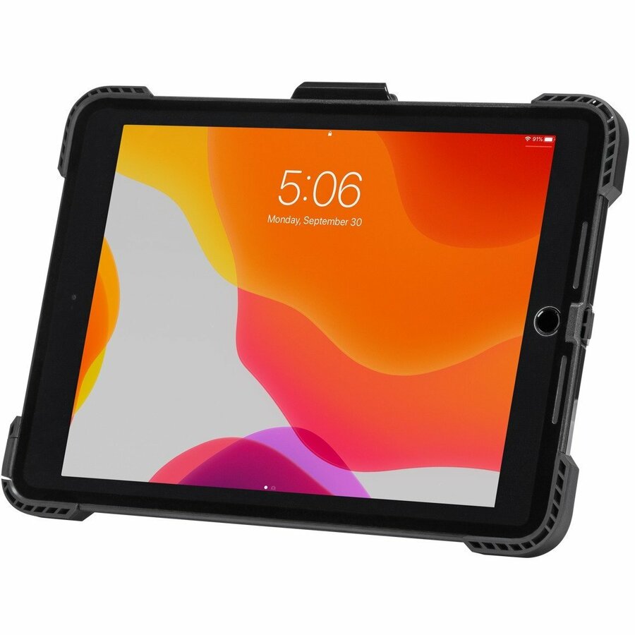 Étui de transport robuste Targus SafePort THD500GL (Folio) pour tablette Apple iPad (7e génération), iPad (9e génération), iPad (8e génération), iPad Air, iPad Pro de 10,2" à 10,5" - Noir THD500GL