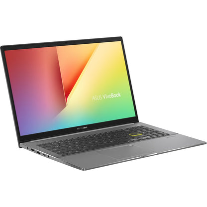 Ordinateur portable Asus VivoBook S15 S533 S533EA-DH51 15,6" - Full HD - 1920 x 1080 - Intel Core i5 11e génération i5-1135G7 Quad-core (4 cœurs) 2,40 GHz - 8 Go de RAM - SSD 512 Go - Noir Indie, Gris S533EA-DH51