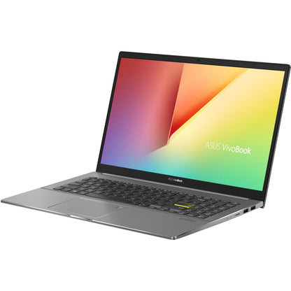 Ordinateur portable Asus VivoBook S15 S533 S533EA-DH51 15,6" - Full HD - 1920 x 1080 - Intel Core i5 11e génération i5-1135G7 Quad-core (4 cœurs) 2,40 GHz - 8 Go de RAM - SSD 512 Go - Noir Indie, Gris S533EA-DH51