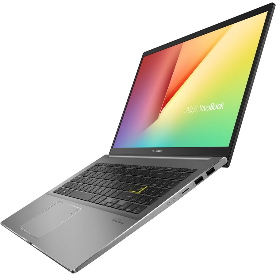 Ordinateur portable Asus VivoBook S15 S533 S533EA-DH51 15,6" - Full HD - 1920 x 1080 - Intel Core i5 11e génération i5-1135G7 Quad-core (4 cœurs) 2,40 GHz - 8 Go de RAM - SSD 512 Go - Noir Indie, Gris S533EA-DH51